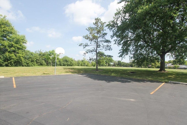 974 Thornton Ln Unit 107, Buffalo Grove, IL 60089 - uncovered parking lot featuring community basketball court