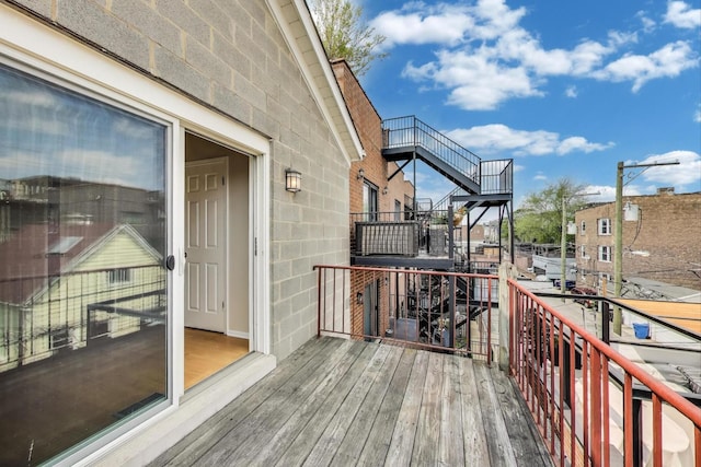 3319 N Seminary Ave Unit 3, Chicago, IL 60657 - view of wooden deck