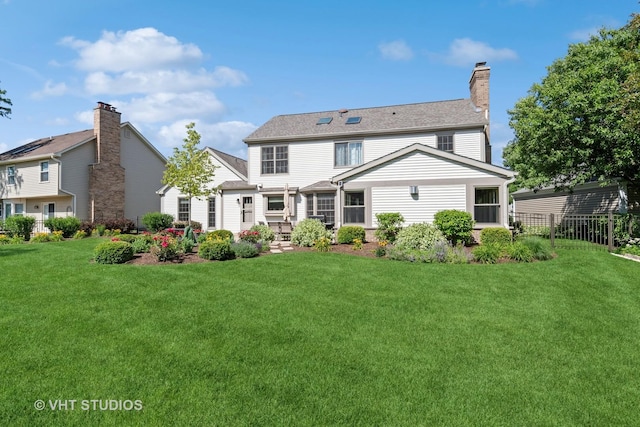 33 Citation Cir, Wheaton, IL 60189 - back of house with a chimney