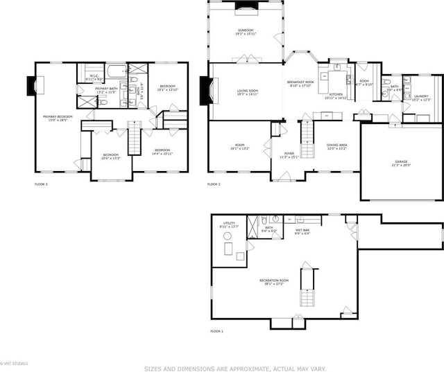 33 Citation Cir, Wheaton, IL 60189 - view of floor plan / room layout