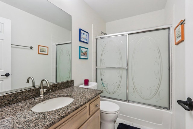 7004 Bennington Dr, Gurnee, IL 60031 - bathroom with vanity and combined bath / shower with glass door