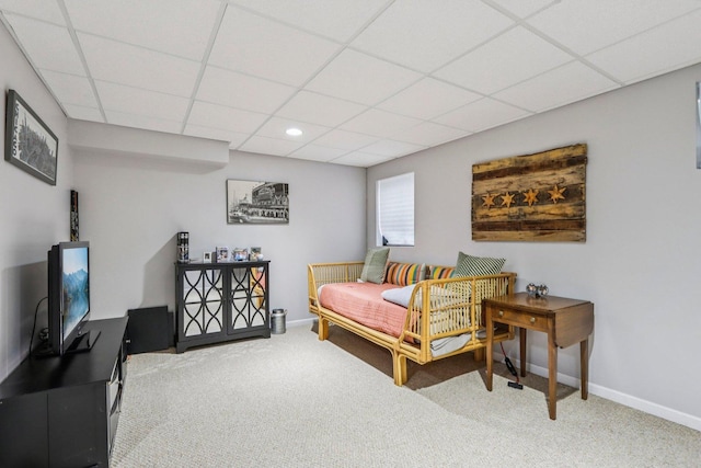 7004 Bennington Dr, Gurnee, IL 60031 - bedroom featuring a drop ceiling and carpet floors