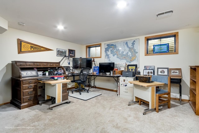 420 Fairway View Dr, Algonquin, IL 60102 - carpeted office with baseboards