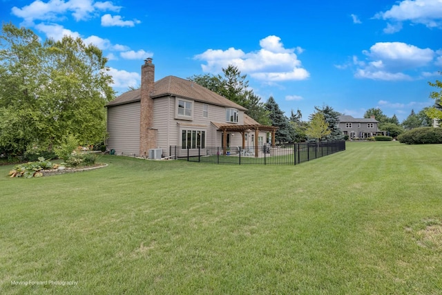 420 Fairway View Dr, Algonquin, IL 60102 - view of yard with a pergola