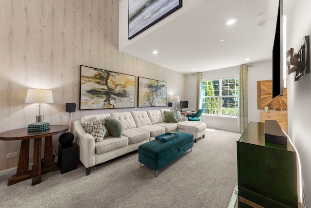1580 Wind Energy Pass, Batavia, IL 60510 - living area featuring carpet floors and recessed lighting