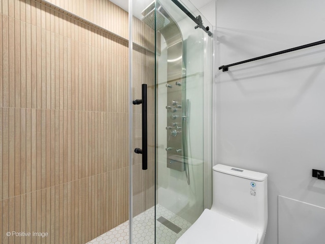 1560 N Sandburg Ter Unit 2403J, Chicago, IL 60610 - bathroom featuring a stall shower