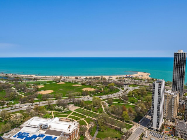 1560 N Sandburg Ter Unit 2403J, Chicago, IL 60610 - bird's eye view of a nearby body of water
