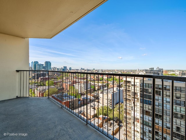 1560 N Sandburg Ter Unit 2403J, Chicago, IL 60610 - balcony featuring a city view