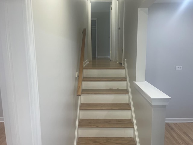 1530 S Greenwood Ave, Park Ridge, IL 60068 - staircase featuring wood finished floors and baseboards