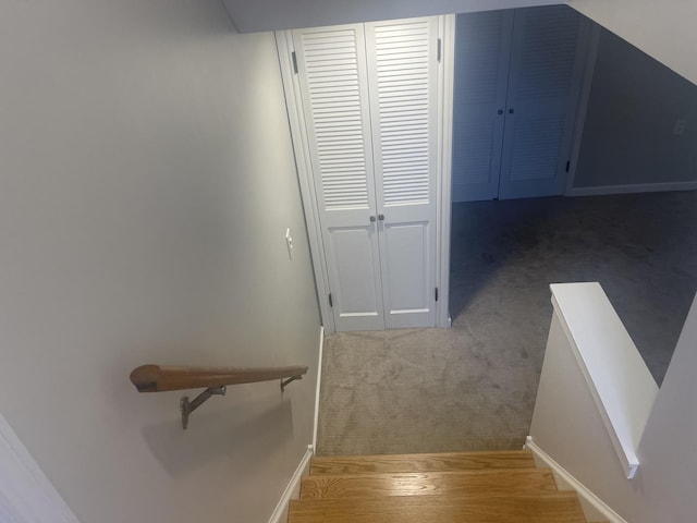 1530 S Greenwood Ave, Park Ridge, IL 60068 - stairs with carpet floors and baseboards