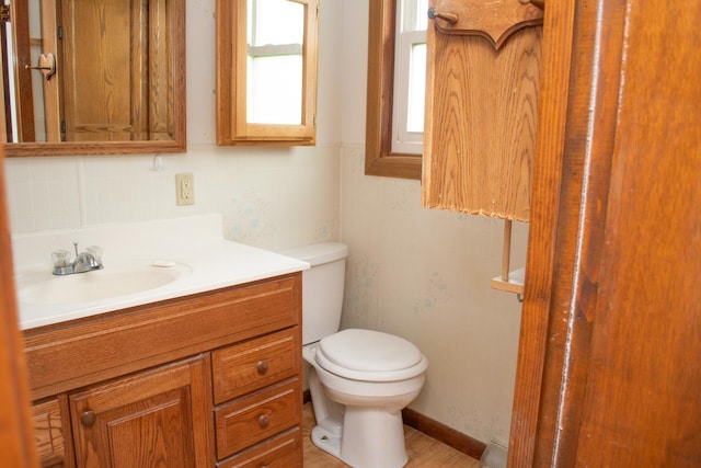108 N Grove St, Harmon, IL 61042 - bathroom featuring vanity and backsplash