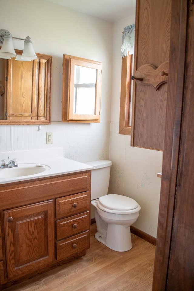 108 N Grove St, Harmon, IL 61042 - bathroom featuring vanity and wood finished floors