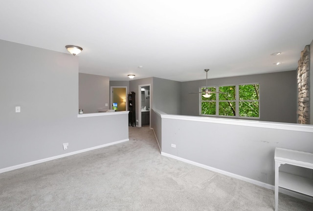 10628 Great Plaines Dr, Huntley, IL 60142 - carpeted spare room featuring baseboards and ceiling fan