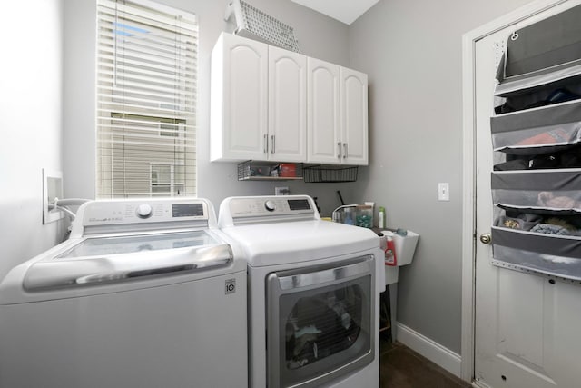 10628 Great Plaines Dr, Huntley, IL 60142 - washroom with washer and clothes dryer and cabinet space