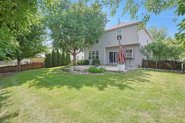 10628 Great Plaines Dr, Huntley, IL 60142 - rear view of house with a patio area