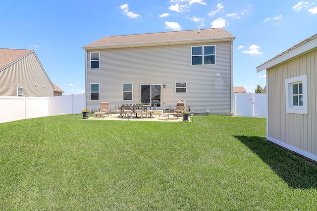 1307 Colaric Dr, Joliet, IL 60431 - rear view of property with a patio and a fenced backyard
