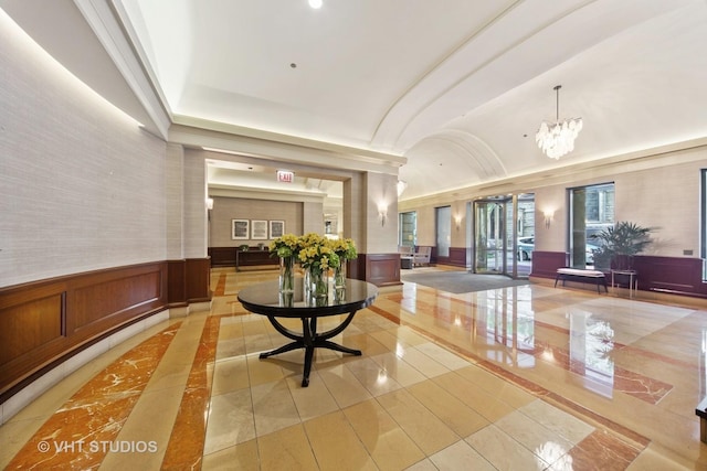 25 E Superior St Unit 2402, Chicago, IL 60611 - lobby with wainscoting