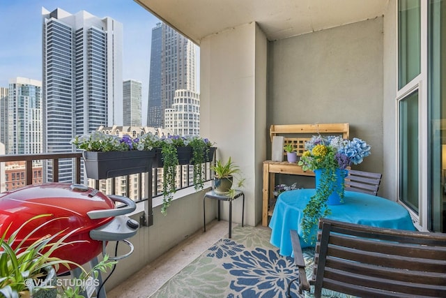 25 E Superior St Unit 2402, Chicago, IL 60611 - balcony featuring a skyline view
