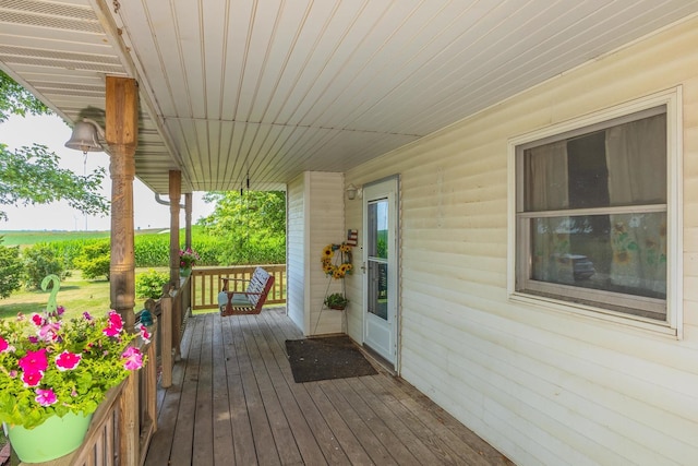 22998 E 2800 N Rd, Odell, IL 60460 - view of wooden porch