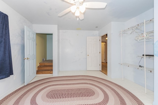 22998 E 2800 N Rd, Odell, IL 60460 - unfurnished bedroom featuring a ceiling fan