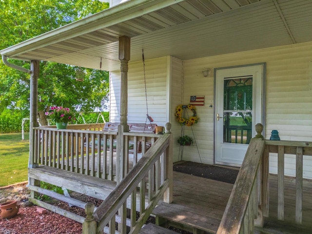 22998 E 2800 N Rd, Odell, IL 60460 - view of wooden deck