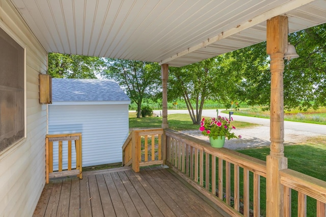 22998 E 2800 N Rd, Odell, IL 60460 - wooden porch with a yard