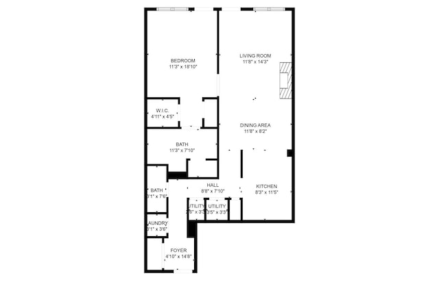 1515 N Wells St Unit 7D, Chicago, IL 60610 - view of home floor plan