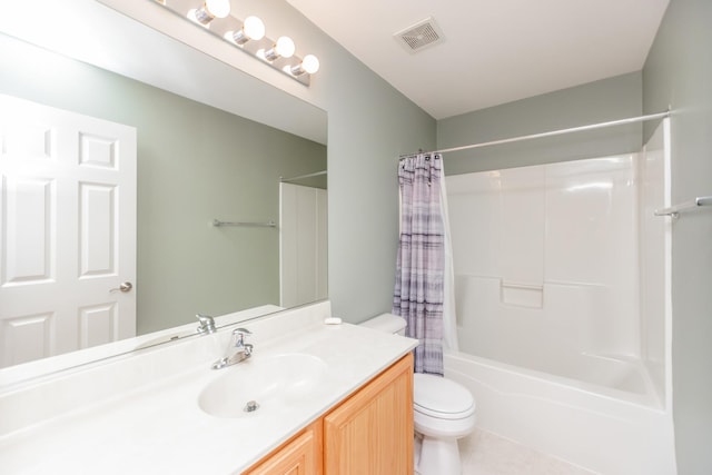 133 W Park Ave Unit A, Sugar Grove, IL 60554 - full bath featuring vanity, shower / bath combo, and tile patterned flooring