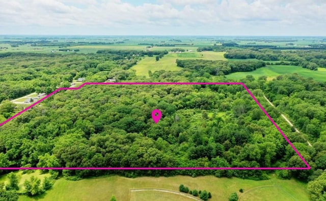 1177 N 6250w Rd, Bonfield, IL 60913 - aerial overview of property's location featuring property boundaries highlighted
