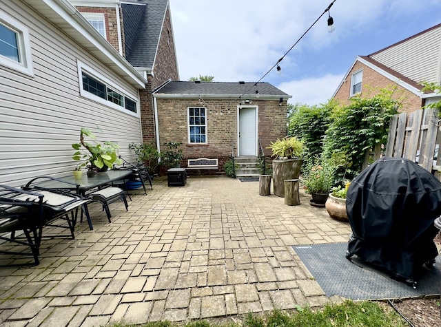 9321 S 81st Ct, Hickory Hills, IL 60457 - view of patio / terrace with entry steps and a grill