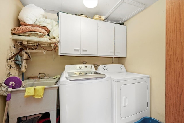1125 Charlene Ln, Schaumburg, IL 60193 - laundry room with cabinet space and separate washer and dryer