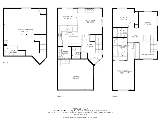 10750 Cape Cod Ln, Huntley, IL 60142 - view of floor plan / room layout