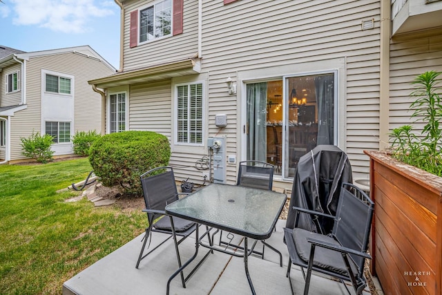 10750 Cape Cod Ln, Huntley, IL 60142 - view of patio with area for grilling