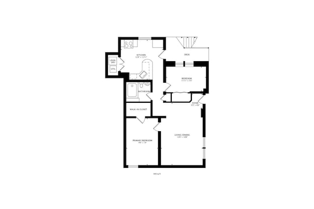 1918 W Cullom Ave Unit 202, Chicago, IL 60613 - view of floor plan / room layout