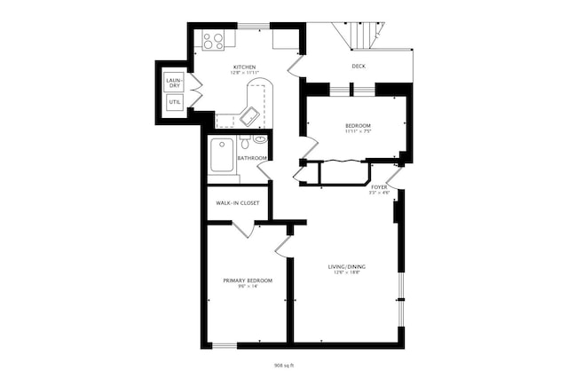 1918 W Cullom Ave Unit 202, Chicago, IL 60613 - view of room layout