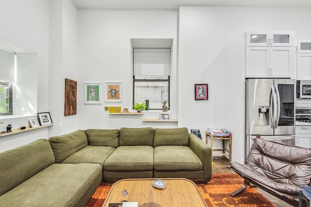 1847 N Kedzie Ave Unit 1N, Chicago, IL 60647 - living room with wood finished floors