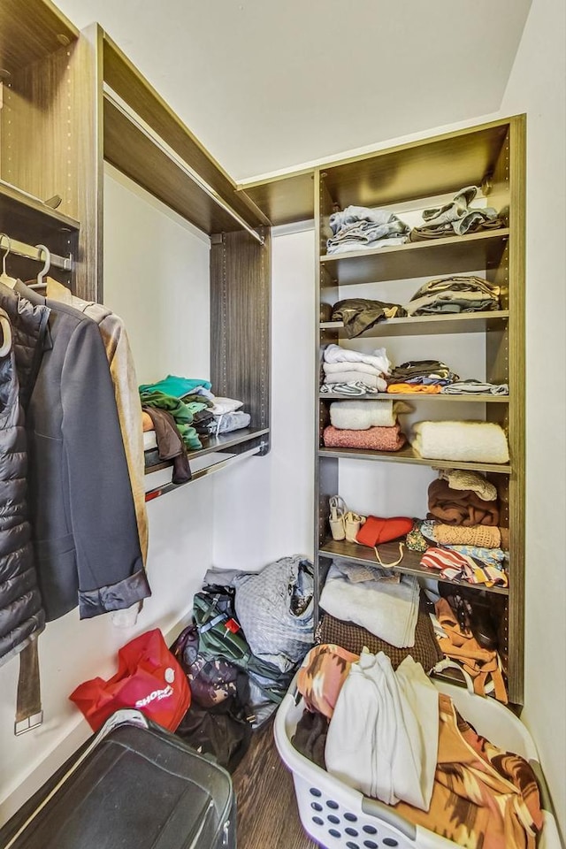 1847 N Kedzie Ave Unit 1N, Chicago, IL 60647 - spacious closet with wood finished floors