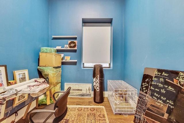 1847 N Kedzie Ave Unit 1N, Chicago, IL 60647 - office area with wood finished floors