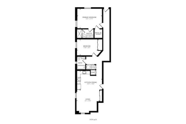 1847 N Kedzie Ave Unit 1N, Chicago, IL 60647 - view of floor plan / room layout