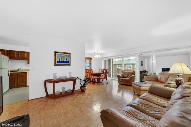 4838 Howard St Unit 301, Skokie, IL 60077 - living area with a chandelier