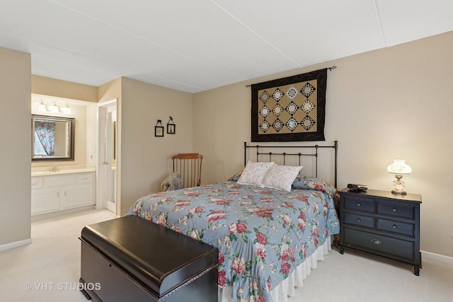 25 Algonquin Trl Unit 1, Indian Head Park, IL 60525 - bedroom with carpet and connected bathroom