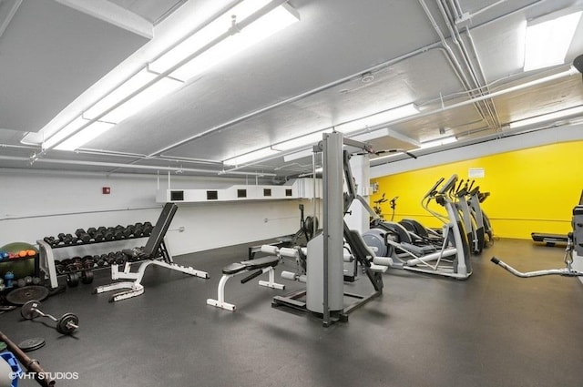 221 E Cullerton St Unit 314, Chicago, IL 60616 - view of gym