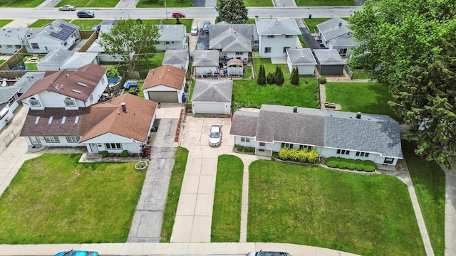 4153 W 89th Pl None, Unit None, Hometown, IL 60456 - aerial perspective of suburban area