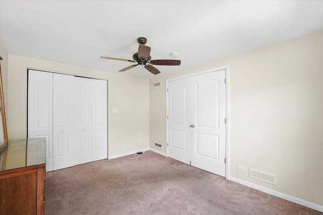 4153 W 89th Pl None, Unit None, Hometown, IL 60456 - unfurnished bedroom with carpet flooring, a closet, and a ceiling fan