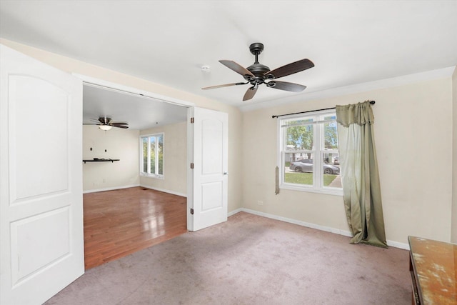 4153 W 89th Pl None, Unit None, Hometown, IL 60456 - carpeted empty room featuring ceiling fan and baseboards