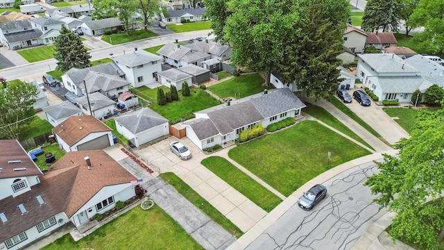 4153 W 89th Pl None, Unit None, Hometown, IL 60456 - aerial perspective of suburban area