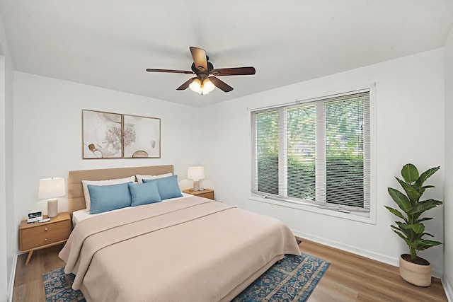 4153 W 89th Pl None, Unit None, Hometown, IL 60456 - bedroom featuring wood finished floors and ceiling fan