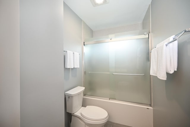 678 Larch Dr, Carol Stream, IL 60188 - full bath featuring combined bath / shower with glass door and tile patterned flooring