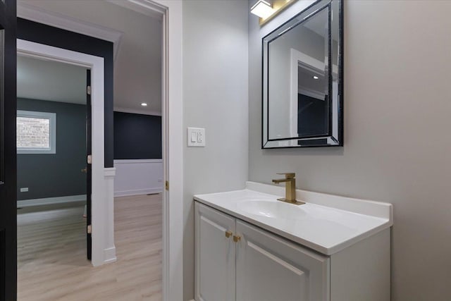 10011 S Princeton Ave, Chicago, IL 60628 - bathroom with wood finished floors and vanity