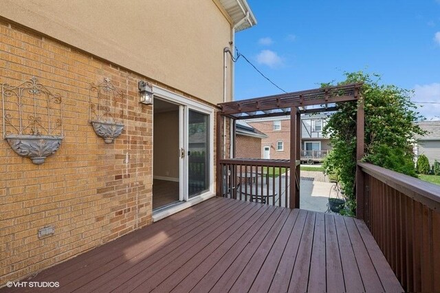 108 Yost Ave, Park Ridge, IL 60068 - view of wooden terrace